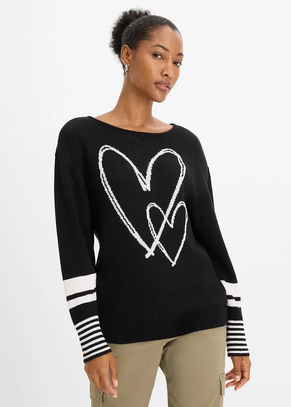 Maglione jacquard, bonprix