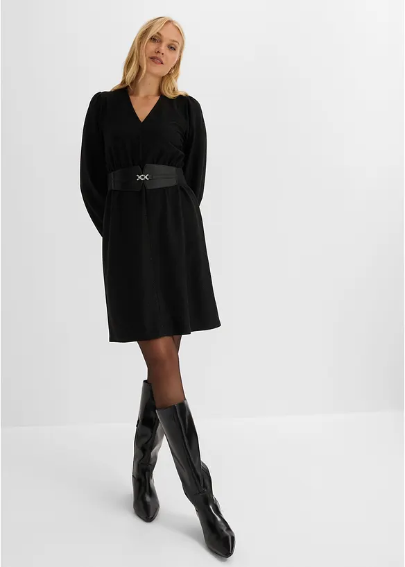 Abito con scollo a V e laccetto dietro, bonprix
