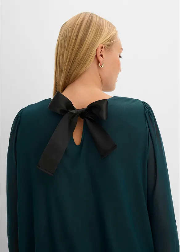 Maglia a maniche lunghe in morbido mesh, bonprix
