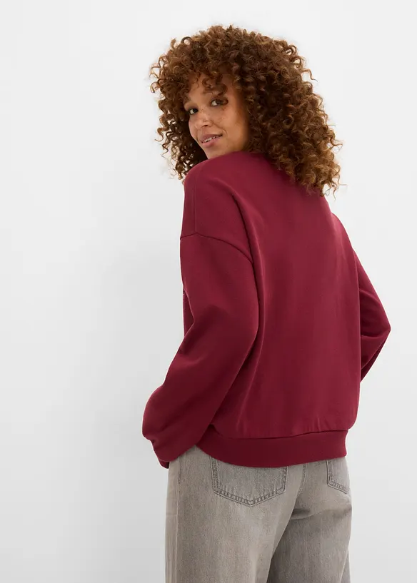 Felpa in misto cotone morbido, bonprix