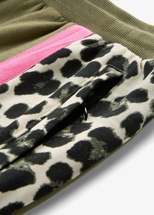 Pantaloni in morbida felpa misto cotone, bonprix