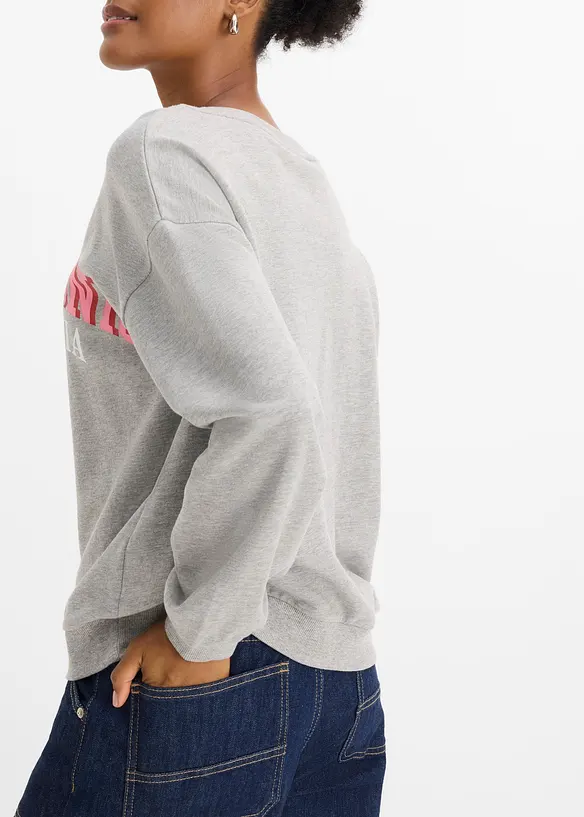 Felpa in misto cotone morbido, bonprix