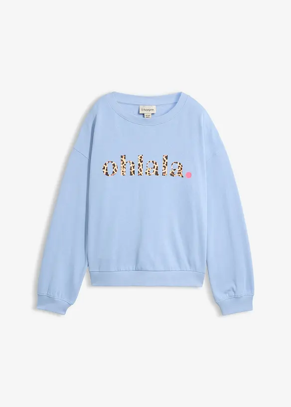 Felpa in misto cotone morbido, bonprix