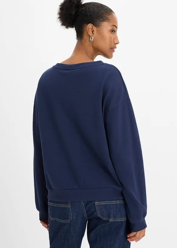 Felpa in misto cotone morbido, bonprix