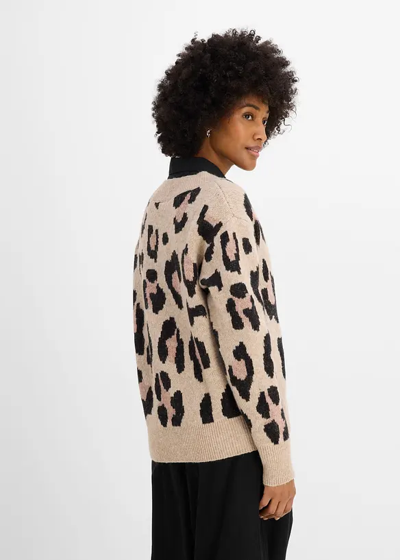 Maglione con motivo jacquard, bonprix