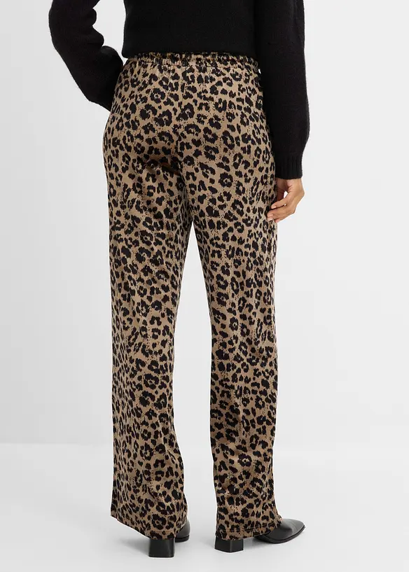 Pantaloni a palazzo in velluto morbido, bonprix