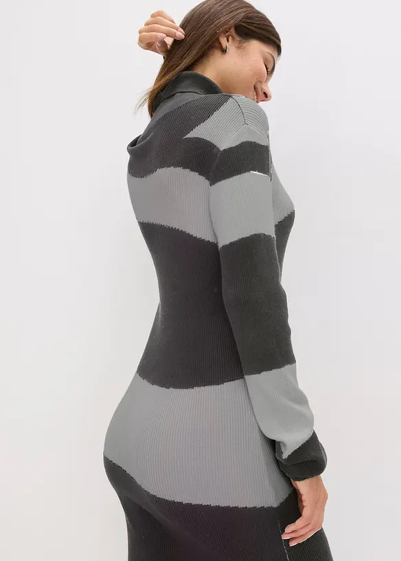 Abito in maglia di fine misto viscosa, bonprix