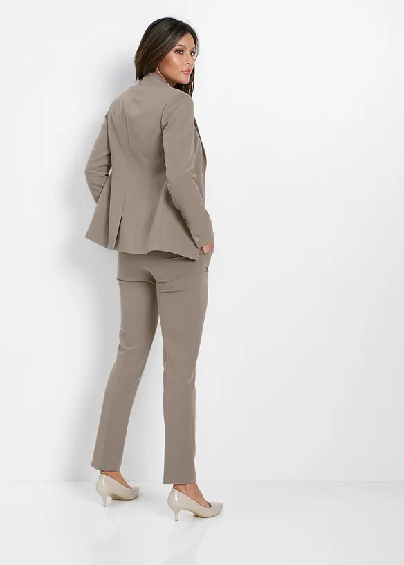 Tailleur giacca e pantaloni con viscosa, bonprix