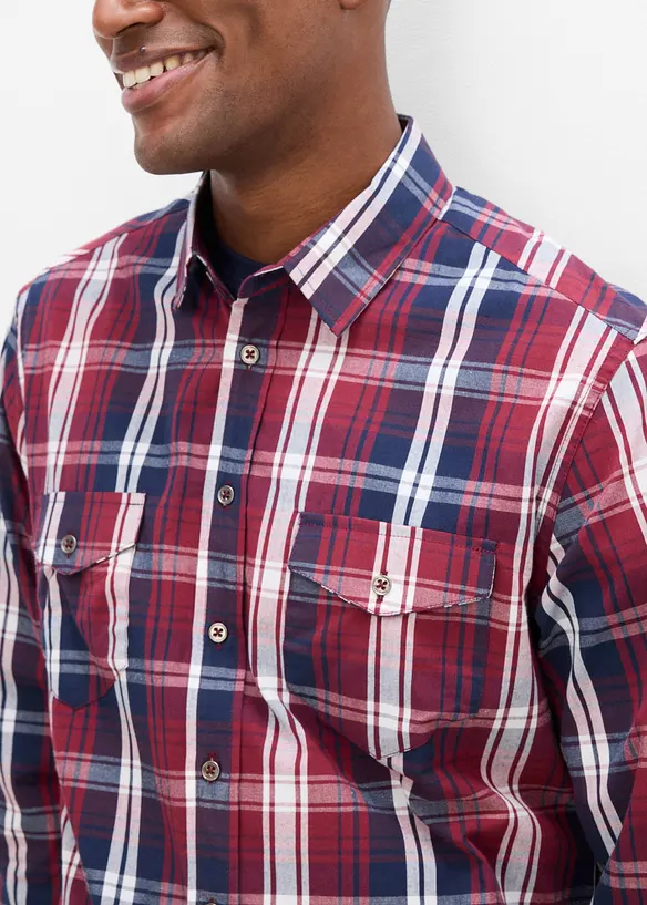 Camicia a maniche lunghe con taglio comfort, bonprix