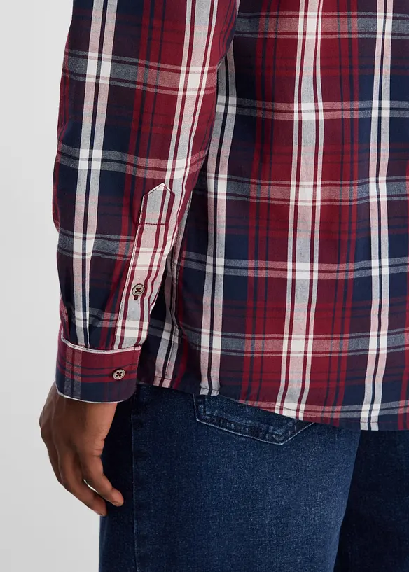 Camicia a maniche lunghe con taglio comfort, bonprix