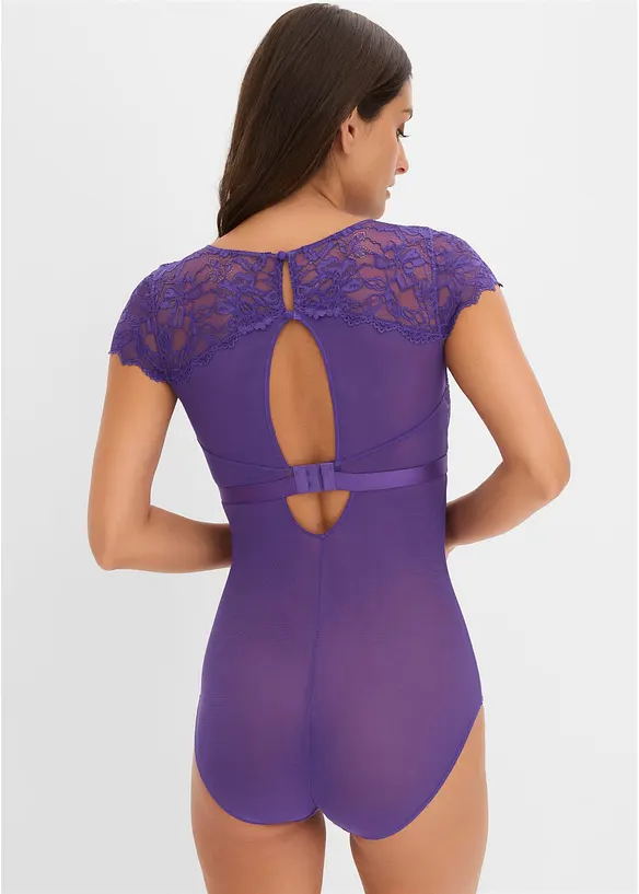 Body con pizzo morbido, bonprix