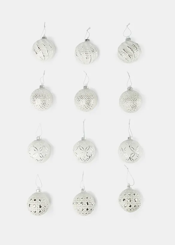 Palline di Natale (12 pezzi), bonprix