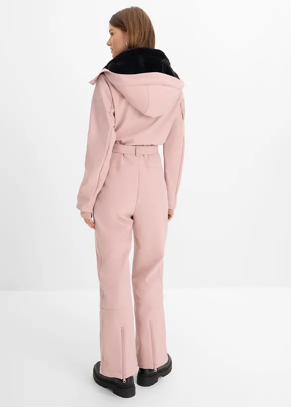 Tuta da sci in softshell idrorepellente, imbottita e calda, bonprix