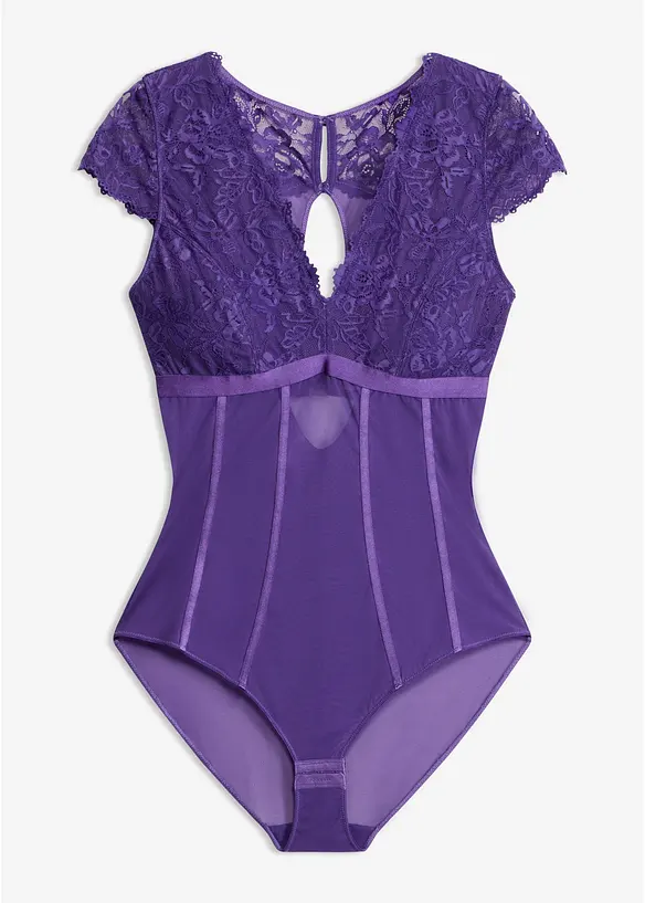 Body con pizzo morbido, bonprix