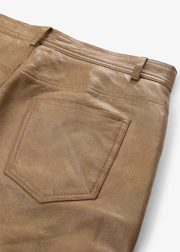 Pantaloni in nappa di agnello, bonprix