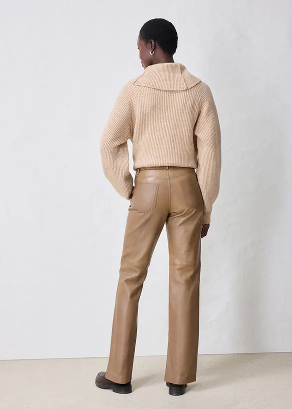 Pantaloni in nappa di agnello, bonprix