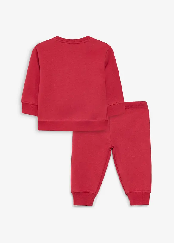 Felpa e pantaloni in puro cotone biologico (set 2 pezzi), bonprix