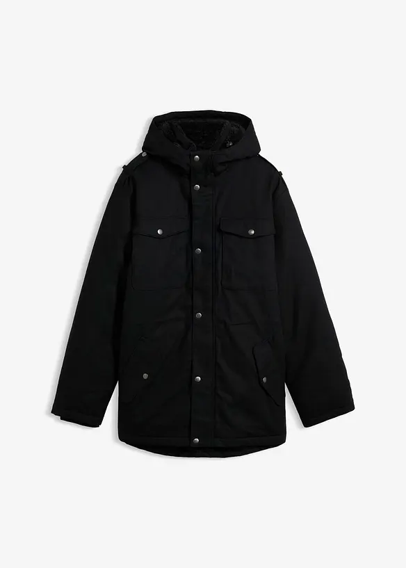 Parka con fodera morbida in pile, bonprix
