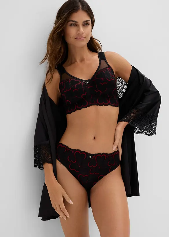 Reggiseno contenitivo senza ferretto con spalline imbottite, bonprix