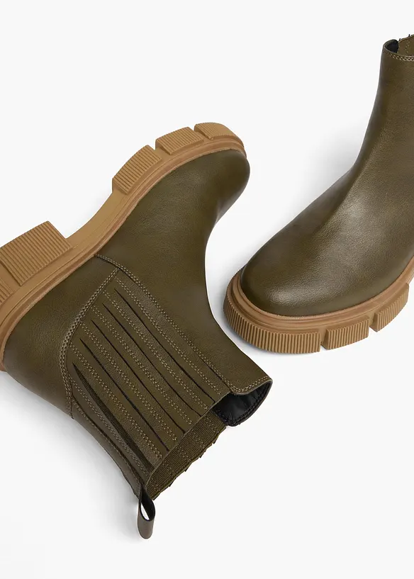Stivaletti chelsea con suola profilata, bonprix