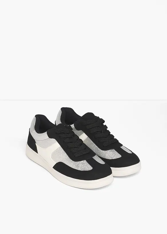 Sneaker con dettagli glitterati, bonprix