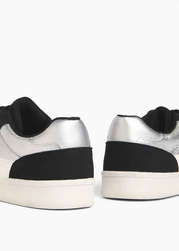 Sneaker con dettagli glitterati, bonprix