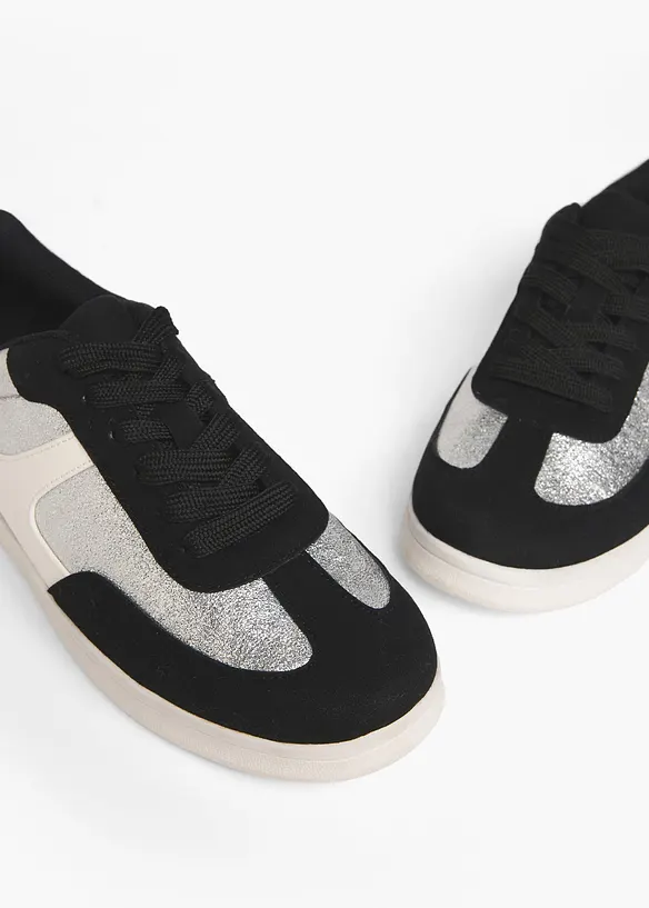 Sneaker con dettagli glitterati, bonprix