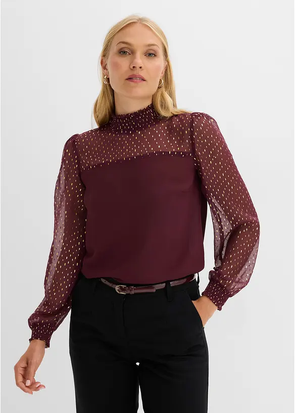 Tunica con inserto smock, bonprix