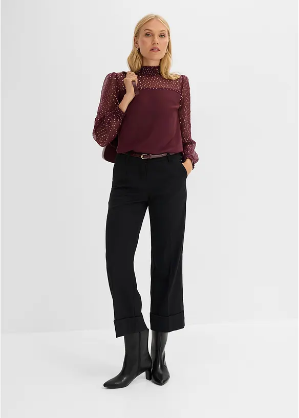 Tunica con inserto smock, bonprix