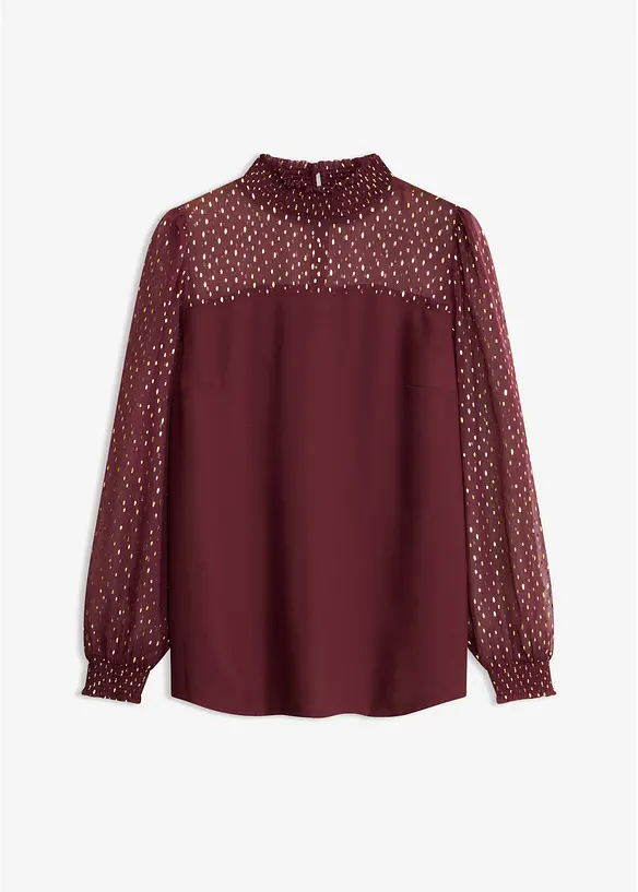 Tunica con inserto smock, bonprix