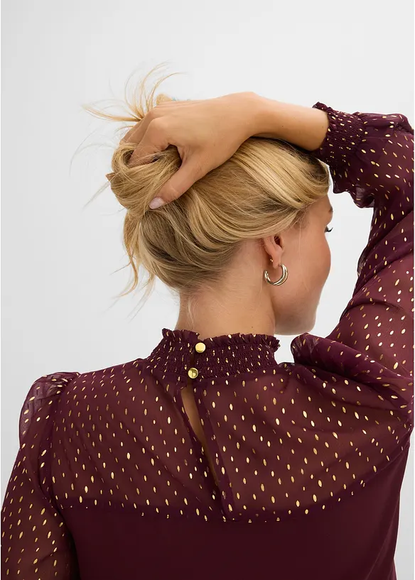 Tunica con inserto smock, bonprix