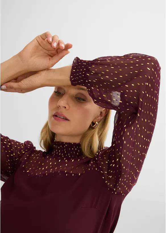 Tunica con inserto smock, bonprix