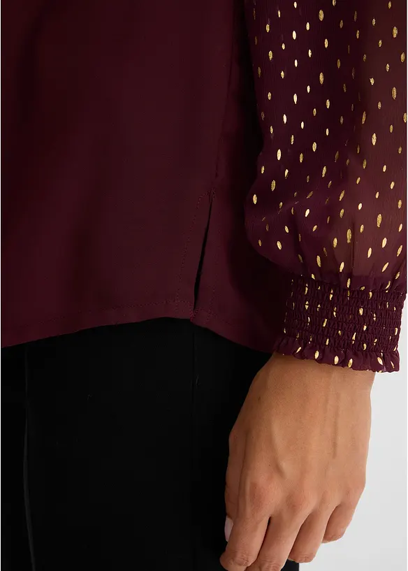 Tunica con inserto smock, bonprix