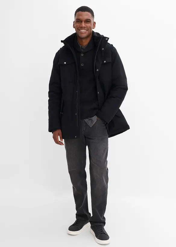 Parka con fodera morbida in pile, bonprix