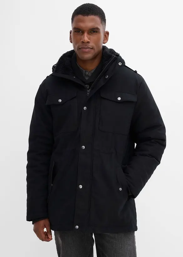 Parka con fodera morbida in pile, bonprix