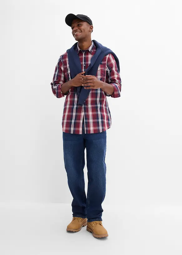 Camicia a maniche lunghe con taglio comfort, bonprix