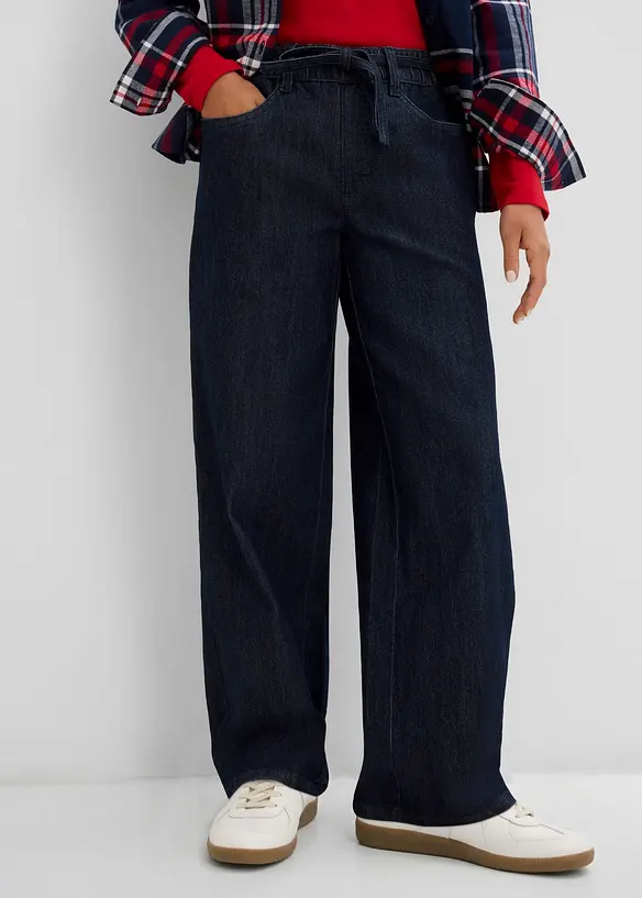 Jeans straight, vita media, bonprix