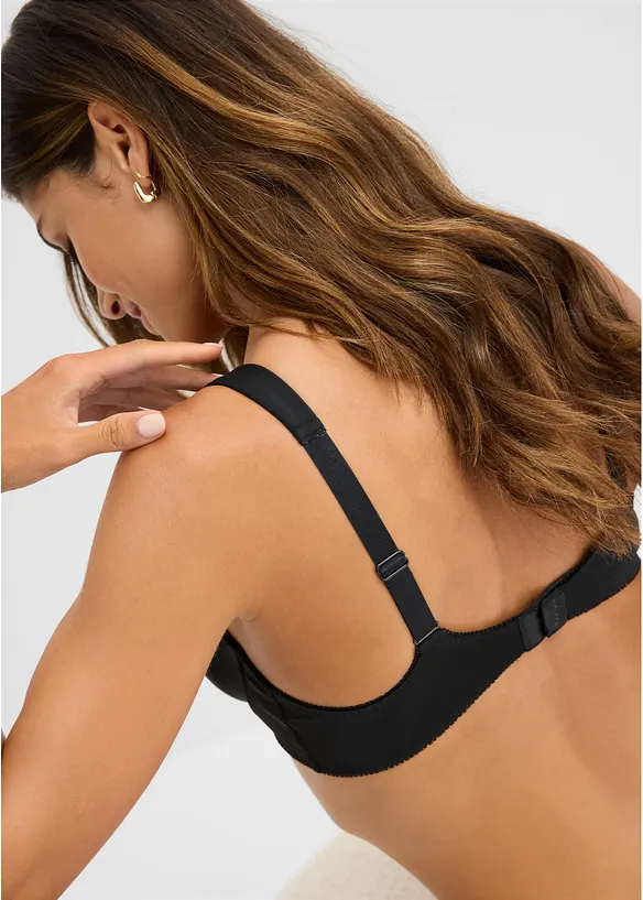 Reggiseno t-shirt minimizer con spalline imbottite (pacco da 3), bonprix