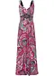 Fucsia / turchese paisley