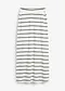 bianco panna/nero a righe
