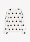 Bianco / nero a pois
