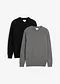 Grigio melange + nero