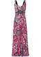 Fucsia / turchese paisley