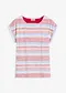 Rosso intenso / salmone chiaro / bianco a righe