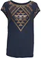 Blu scuro / rame metallizzato