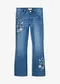 blu denim a fiori