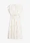 Bianco panna / beige floreale