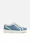 Azzurro denim / bianco perla