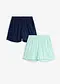 Menta chiaro + blu scuro