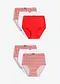 Rosso a righe + bianco + rosso